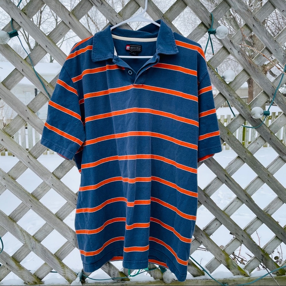 Men’s Striped Polo